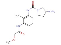 3-amino-N-{3-[(methoxyacetyl)amino]-2-methylphenyl}pyrrolidine-1-carboxamide