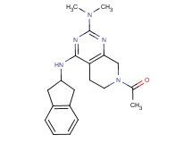 7-acetyl-N~4~-(2,3-dihydro-1H-inden-2-yl)-N~2~,N~2~-dimethyl-5,6,7,8-tetrahydropyrido[3,4-d]pyrimidine-2,4-diamine