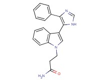 3-[3-(4-phenyl-1H-imidazol-5-yl)-1H-indol-1-yl]propanamide