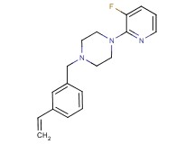 1-(3-fluoropyridin-2-yl)-4-(3-vinylbenzyl)piperazine