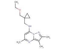 N-{[1-(ethoxymethyl)cyclopropyl]methyl}-2,3,5-trimethylpyrazolo[1,5-a]pyrimidin-7-amine