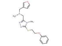 (3-furylmethyl)methyl({4-methyl-5-[(2-phenoxyethyl)thio]-4H-1,2,4-triazol-3-yl}methyl)amine