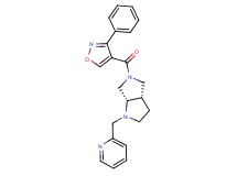 (3aS,6aS)-5-[(3-phenylisoxazol-4-yl)carbonyl]-1-(pyridin-2-ylmethyl)octahydropyrrolo[3,4-b]pyrrole