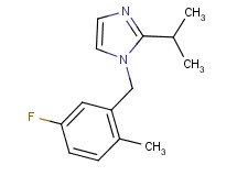 1-(5-fluoro-2-methylbenzyl)-2-isopropyl-1H-imidazole