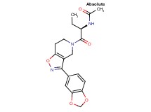 N-((1R)-1-{[3-(1,3-benzodioxol-5-yl)-6,7-dihydroisoxazolo[4,5-c]pyridin-5(4H)-yl]carbonyl}propyl)acetamide