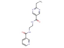 2-ethyl-N-{2-[(3-pyridinylcarbonyl)amino]ethyl}-5-pyrimidinecarboxamide
