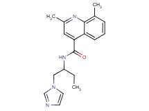 N-[1-(1H-imidazol-1-ylmethyl)propyl]-2,8-dimethyl-4-quinolinecarboxamide