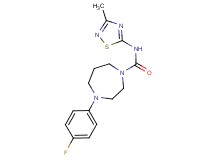 4-(4-fluorophenyl)-N-(3-methyl-1,2,4-thiadiazol-5-yl)-1,4-diazepane-1-carboxamide