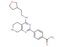 4-(4-{[2-(tetrahydrofuran-3-yl)ethyl]amino}-5,6,7,8-tetrahydropyrido[3,4-d]pyrimidin-2-yl)benzamide