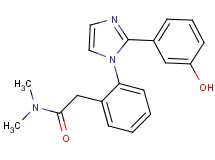 2-{2-[2-(3-hydroxyphenyl)-1H-imidazol-1-yl]phenyl}-N,N-dimethylacetamide