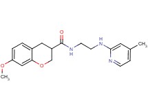 7-methoxy-N-{2-[(4-methylpyridin-2-yl)amino]ethyl}chromane-3-carboxamide