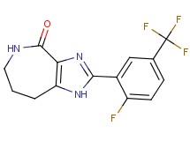 2-[2-fluoro-5-(trifluoromethyl)phenyl]-5,6,7,8-tetrahydroimidazo[4,5-c]azepin-4(1H)-one