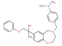 2-{4-[4-(dimethylamino)benzyl]-2,3,4,5-tetrahydro-1,4-benzoxazepin-7-yl}-1-phenoxy-2-propanol