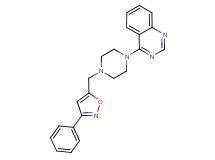 4-{4-[(3-phenyl-5-isoxazolyl)methyl]-1-piperazinyl}quinazoline