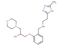 1-[2-({[2-(5-methyl-4H-1,2,4-triazol-3-yl)ethyl]amino}methyl)phenoxy]-3-(4-thiomorpholinyl)-2-propanol