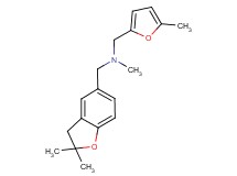 1-(2,2-dimethyl-2,3-dihydro-1-benzofuran-5-yl)-N-methyl-N-[(5-methyl-2-furyl)methyl]methanamine