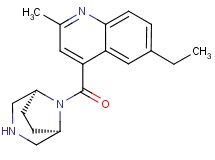 4-[rel-(1R,5S)-3,8-diazabicyclo[3.2.1]oct-8-ylcarbonyl]-6-ethyl-2-methylquinoline dihydrochloride