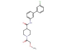 N-(3'-chloro-3-biphenylyl)-1-(methoxyacetyl)-4-piperidinecarboxamide