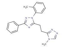 1-(2-methylphenyl)-5-[2-(4-methyl-4H-1,2,4-triazol-3-yl)ethyl]-3-phenyl-1H-1,2,4-triazole