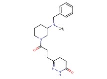 6-(3-{3-[benzyl(methyl)amino]-1-piperidinyl}-3-oxopropyl)-4,5-dihydro-3(2H)-pyridazinone
