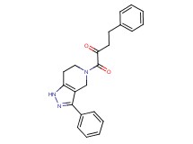 1-oxo-4-phenyl-1-(3-phenyl-1,4,6,7-tetrahydro-5H-pyrazolo[4,3-c]pyridin-5-yl)butan-2-one