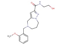 N-(2-hydroxyethyl)-5-(2-methoxybenzyl)-5,6,7,8-tetrahydro-4H-pyrazolo[1,5-a][1,4]diazepine-2-carboxamide