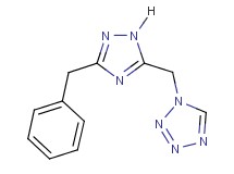 1-[(3-benzyl-1H-1,2,4-triazol-5-yl)methyl]-1H-tetrazole