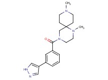 1,9-dimethyl-4-[3-(1H-pyrazol-4-yl)benzoyl]-1,4,9-triazaspiro[5.5]undecane