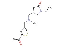 4-{[[(5-acetyl-3-thienyl)methyl](methyl)amino]methyl}-1-ethylpyrrolidin-2-one