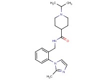 1-isopropyl-N-[2-(2-methyl-1H-imidazol-1-yl)benzyl]piperidine-4-carboxamide
