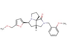 (3aS*,5S*,9aS*)-2-(2-methoxybenzyl)-5-[5-(methoxymethyl)-2-furyl]hexahydro-7H-pyrrolo[3,4-g]pyrrolizin-1(2H)-one