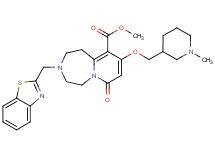 methyl 3-(1,3-benzothiazol-2-ylmethyl)-9-[(1-methyl-3-piperidinyl)methoxy]-7-oxo-1,2,3,4,5,7-hexahydropyrido[1,2-d][1,4]diazepine-10-carboxylate