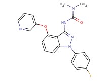 N'-[1-(4-fluorophenyl)-4-(pyridin-3-yloxy)-1H-indazol-3-yl]-N,N-dimethylurea