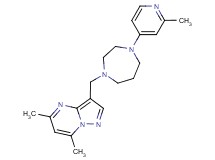 5,7-dimethyl-3-{[4-(2-methylpyridin-4-yl)-1,4-diazepan-1-yl]methyl}pyrazolo[1,5-a]pyrimidine