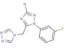 1-(3-fluorophenyl)-5-(4H-1,2,4-triazol-4-ylmethyl)-1H-1,2,4-triazole