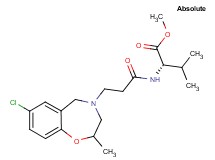 methyl N-[3-(7-chloro-2-methyl-2,3-dihydro-1,4-benzoxazepin-4(5H)-yl)propanoyl]-L-valinate