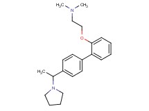 N,N-dimethyl-2-{[4'-(1-pyrrolidin-1-ylethyl)biphenyl-2-yl]oxy}ethanamine