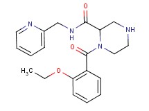 1-(2-ethoxybenzoyl)-N-(2-pyridinylmethyl)-2-piperazinecarboxamide