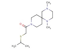 9-[(isopropylthio)acetyl]-1,4-dimethyl-1,4,9-triazaspiro[5.5]undecane