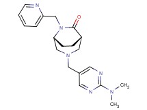 (1S*,5R*)-3-{[2-(dimethylamino)-5-pyrimidinyl]methyl}-6-(2-pyridinylmethyl)-3,6-diazabicyclo[3.2.2]nonan-7-one