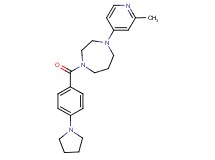 1-(2-methyl-4-pyridinyl)-4-[4-(1-pyrrolidinyl)benzoyl]-1,4-diazepane
