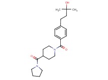 2-methyl-4-(4-{[4-(1-pyrrolidinylcarbonyl)-1-piperidinyl]carbonyl}phenyl)-2-butanol