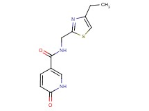 N-[(4-ethyl-1,3-thiazol-2-yl)methyl]-6-oxo-1,6-dihydropyridine-3-carboxamide