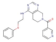 N-(2-phenoxyethyl)-7-(pyridin-3-ylcarbonyl)-5,6,7,8-tetrahydropyrido[3,4-d]pyrimidin-4-amine