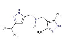 [(3,5-dimethyl-1H-pyrazol-4-yl)methyl][(3-isopropyl-1H-pyrazol-5-yl)methyl]methylamine bis(trifluoroacetate)