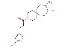 3-[3-(3-hydroxyisoxazol-5-yl)propanoyl]-9-methyl-3,9-diazaspiro[5.6]dodecan-10-one