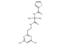 N-(2-{[2-(4,6-dihydroxypyrimidin-2-yl)ethyl]amino}-1,1-dimethyl-2-oxoethyl)thiophene-2-carboxamide