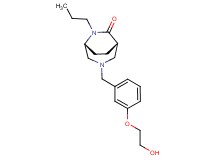 (1S*,5R*)-3-[3-(2-hydroxyethoxy)benzyl]-6-propyl-3,6-diazabicyclo[3.2.2]nonan-7-one