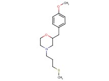 2-(4-methoxybenzyl)-4-[3-(methylthio)propyl]morpholine