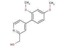 [4-(2,4-dimethoxyphenyl)pyridin-2-yl]methanol